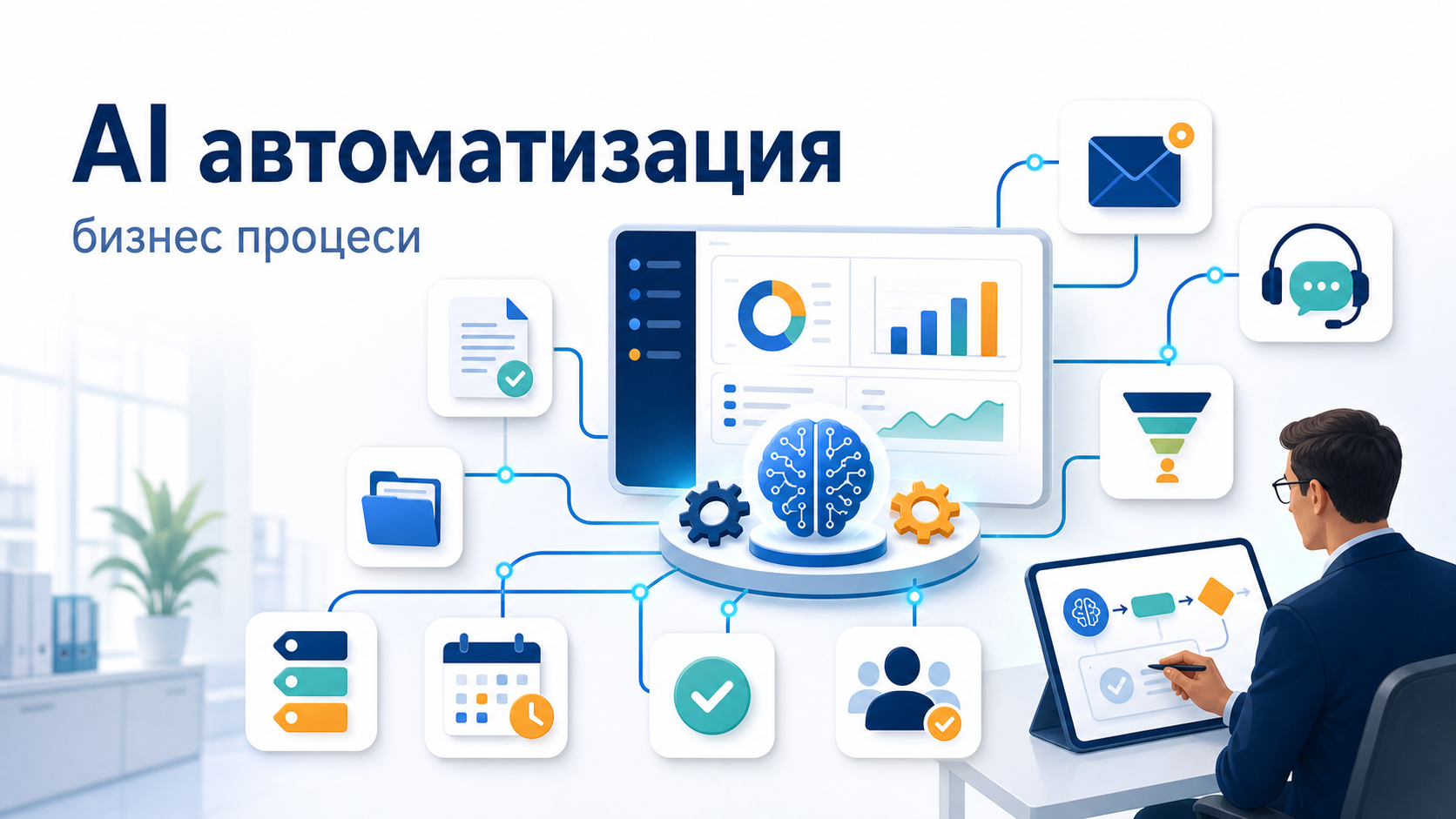Кои бизнес процеси могат да се автоматизират с изкуствен интелект и къде AI носи най-голяма полза