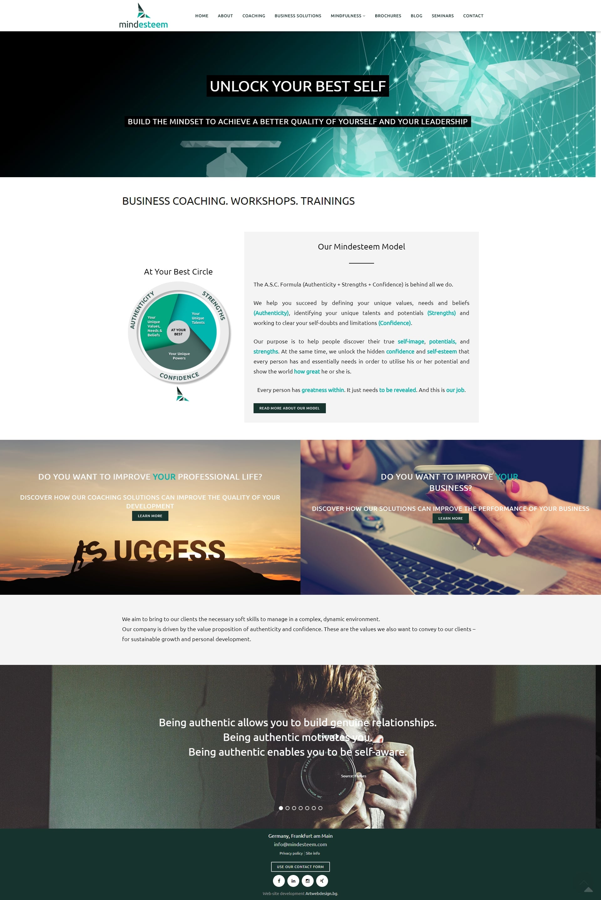 изработка на сайт за консултантски услуги