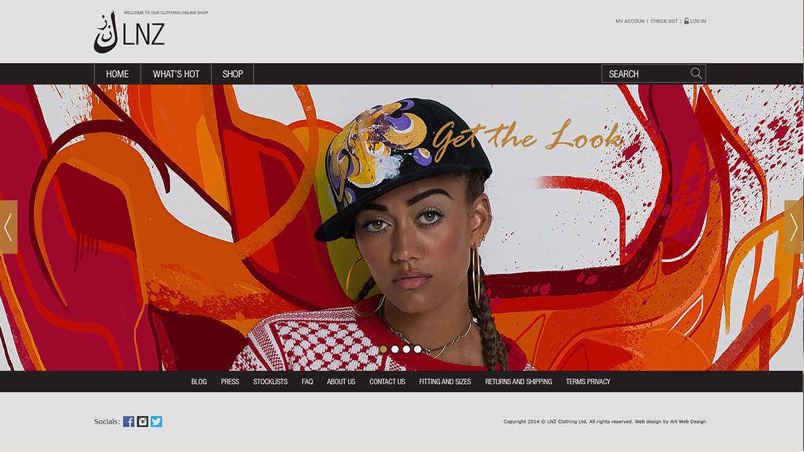 Онлайн магазин за дрехи "LNZ"